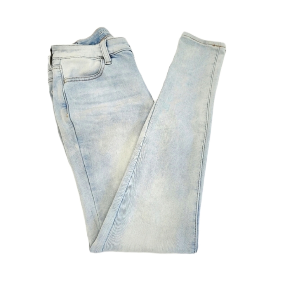 American Eagle Outfitters Super Stretch X4 Light Wash Size 4 Regular